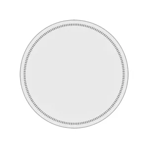 Sous-verres 90mm 8c bords droits